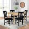 International Concepts 30 in. x 48 in. Solid Wood Dining Table with 4 Chairs K01-3048-C46-10-4 - alternate 3